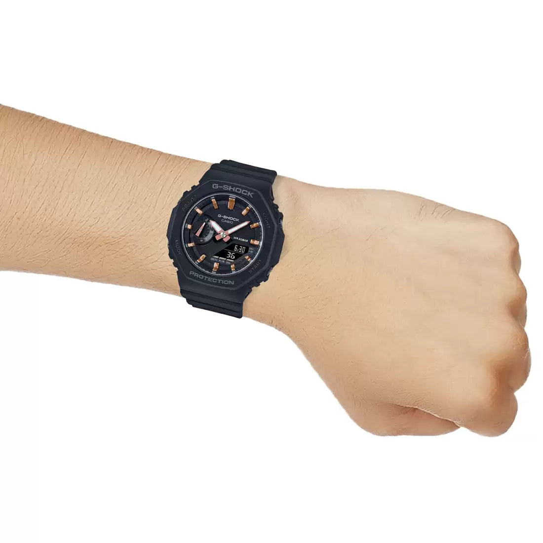 Casio G1107 G-SHOCK GMA-S2100-1ADR Black Carbon Core Guard Women's Watch