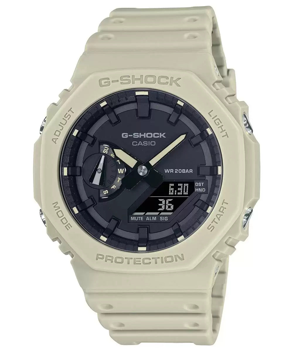 G1157 CASIO | G-SHOCK GA-2100-5ADR Beige Carbon Core Guard Men's Watch –  Sai Creations Watches