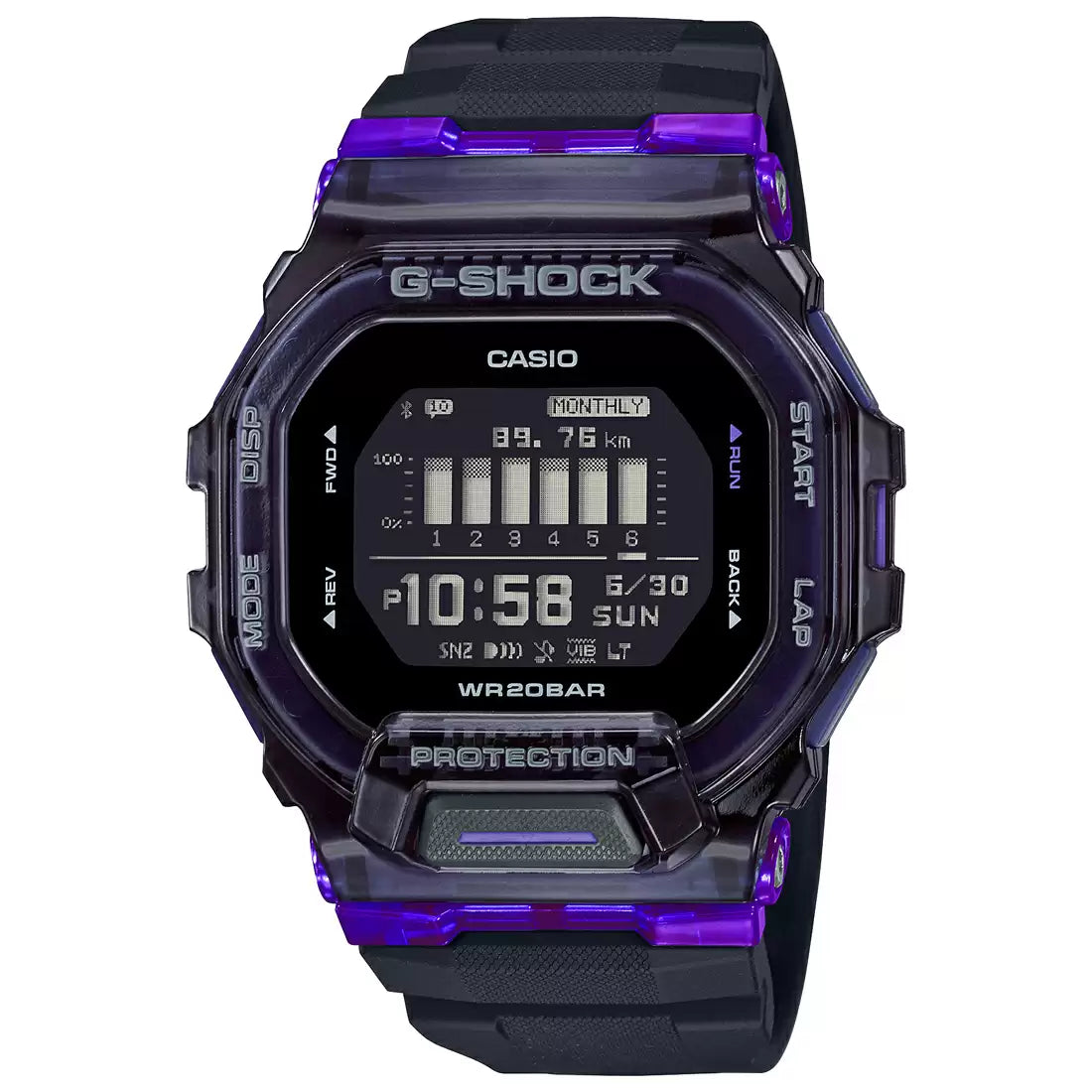 CASIO | G-Shock GBD-200SM-1A6DR  - Black G-Squad Connect - Men's Watch G1196