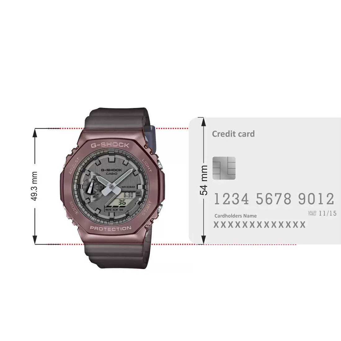 CASIO | G-Shock GM-2100MF-5ADR- Silver Midnight Fog- Men's Watch G1214