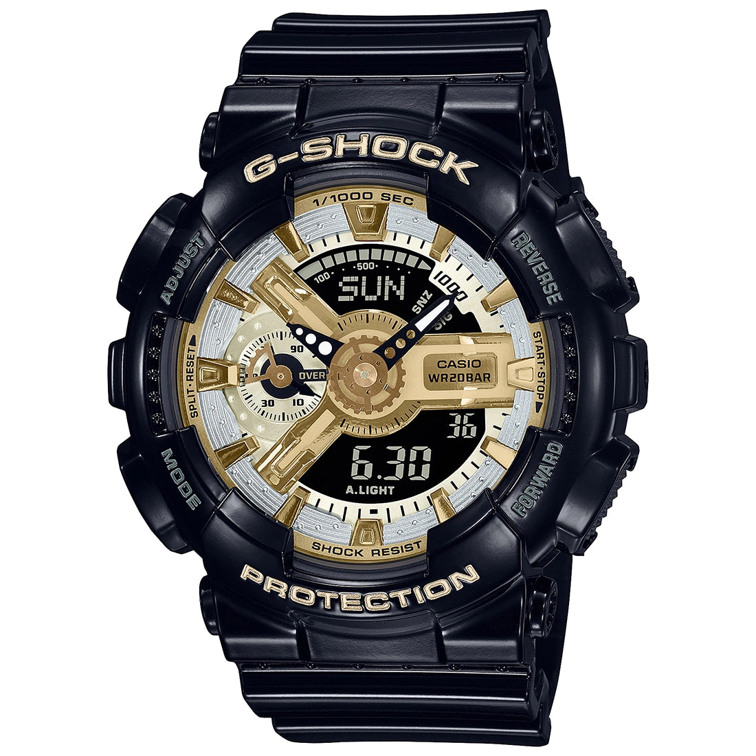Casio G-SHOCK GMA-S110GB-1ADR - G1286 Black Combination Women's Watch