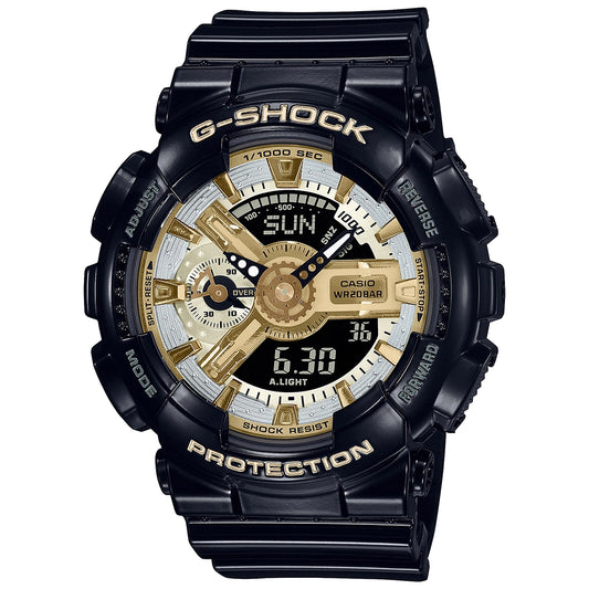 Casio G-SHOCK GMA-S110GB-1ADR - G1286 Black Combination Women's Watch