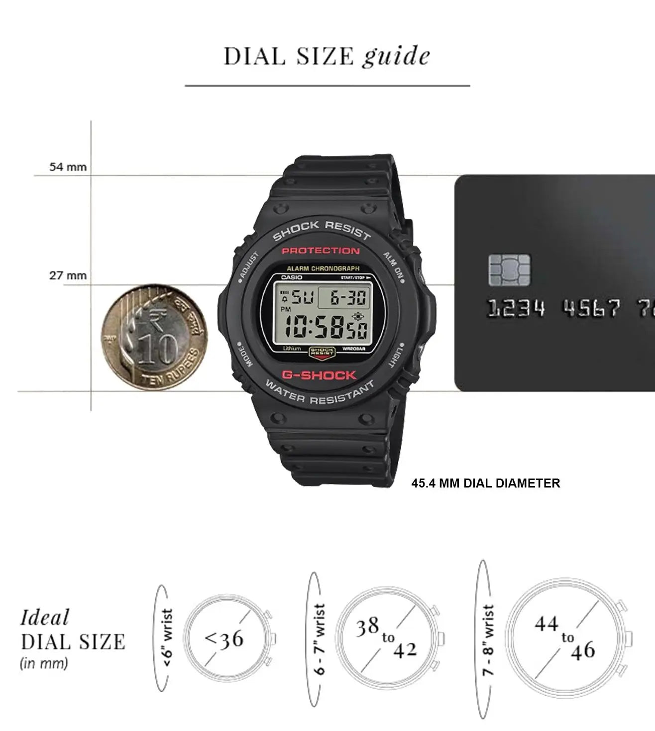 G1517 CASIO | G-Shock DW-5750UE-1DR Digital Watch (Men)