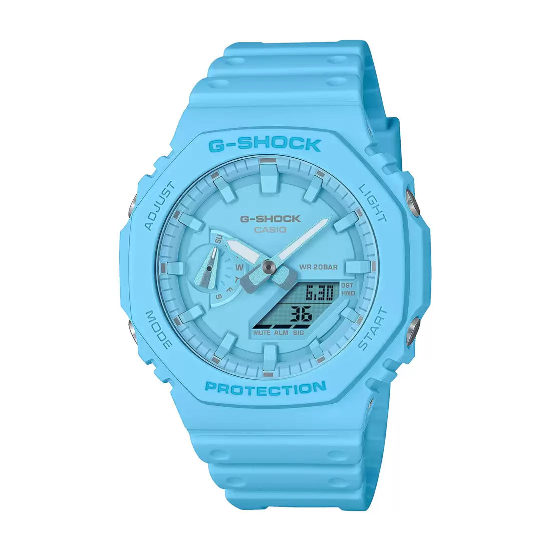 G1521 CASIO | G-Shock GA-2100-2A2DR Analog Digital Watch (Men)