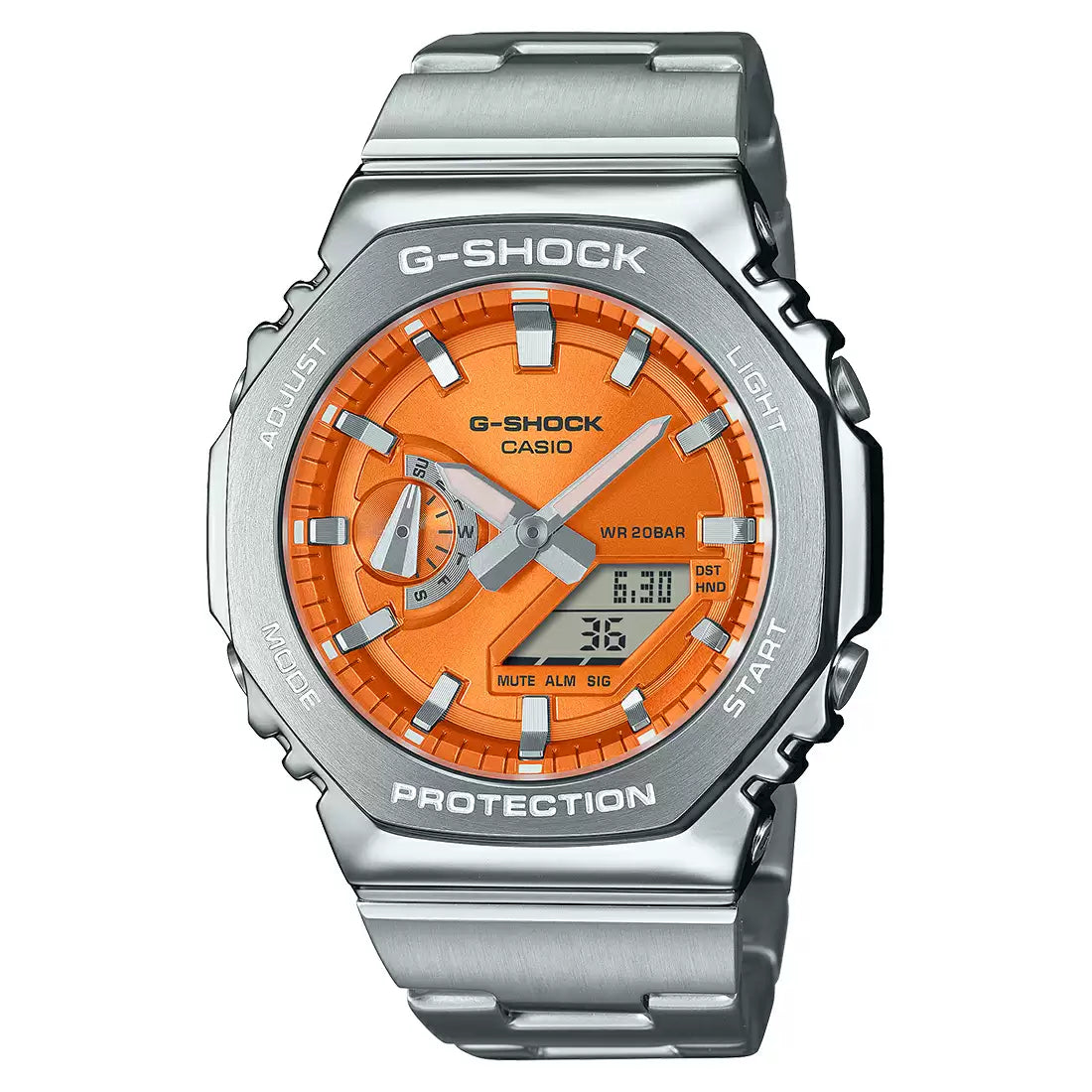 G1610 CASIO G-SHOCK GM-2110D-4ADR Orange Dial Watch (Men)