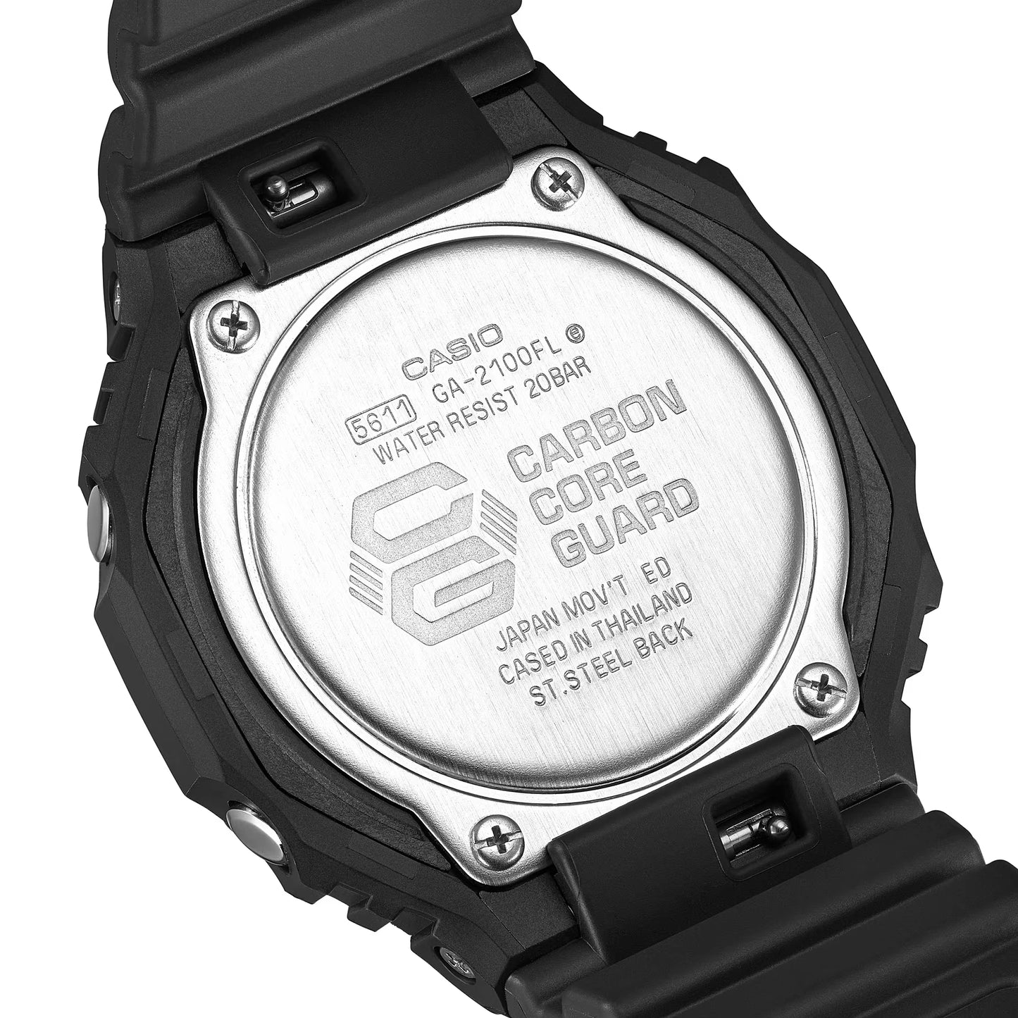 Casio G-SHOCK GA-2100FL-1ADR - G1650 Analog-Digital