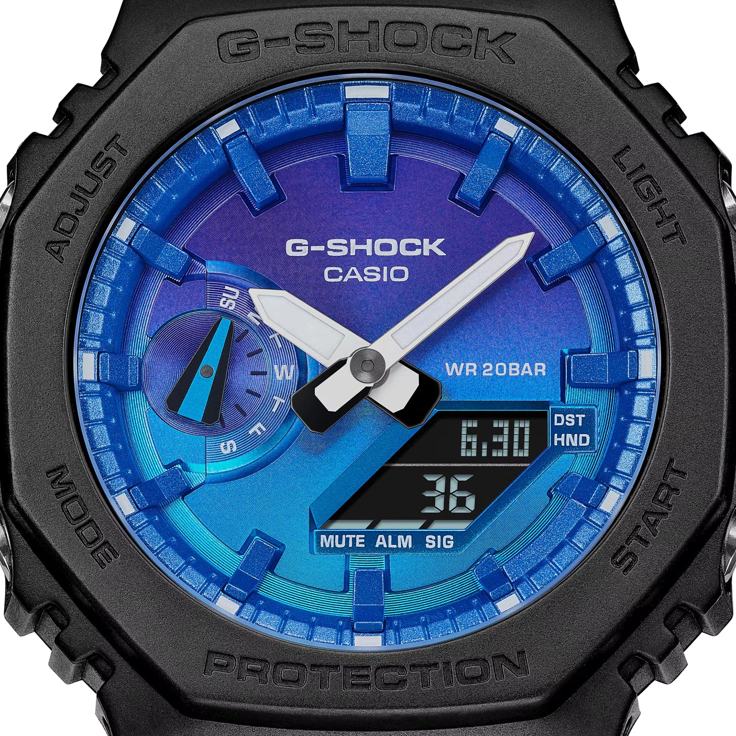 Casio G-SHOCK GA-2100FL-1ADR - G1650 Analog-Digital