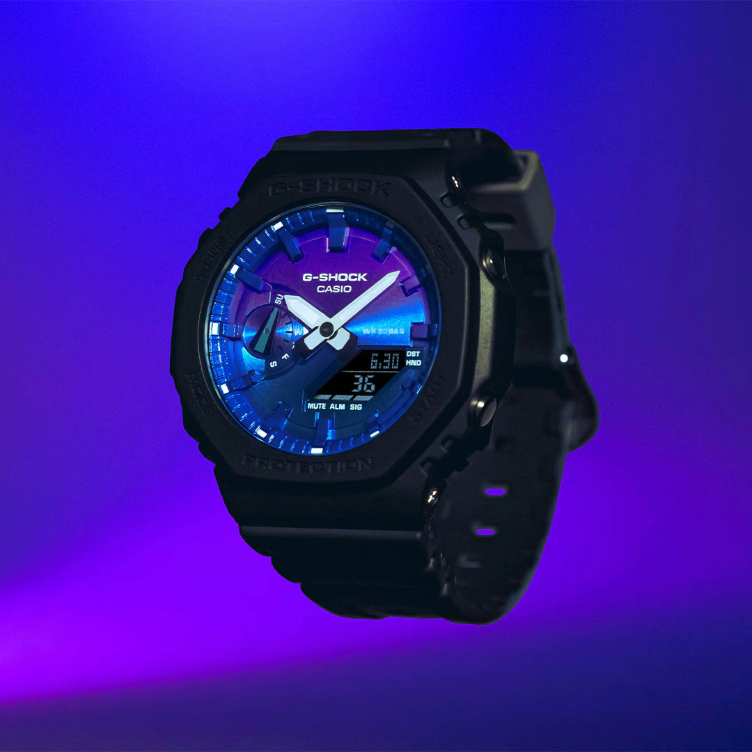 Casio G-SHOCK GA-2100FL-1ADR - G1650 Analog-Digital