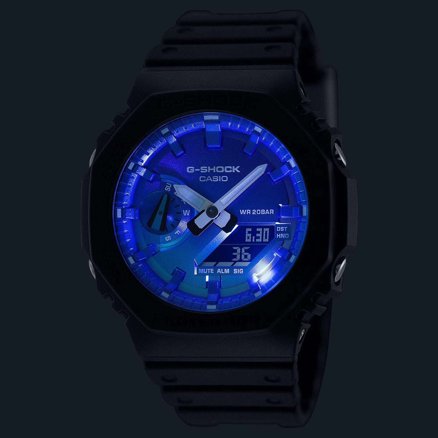 Casio G-SHOCK GA-2100FL-1ADR - G1650 Analog-Digital