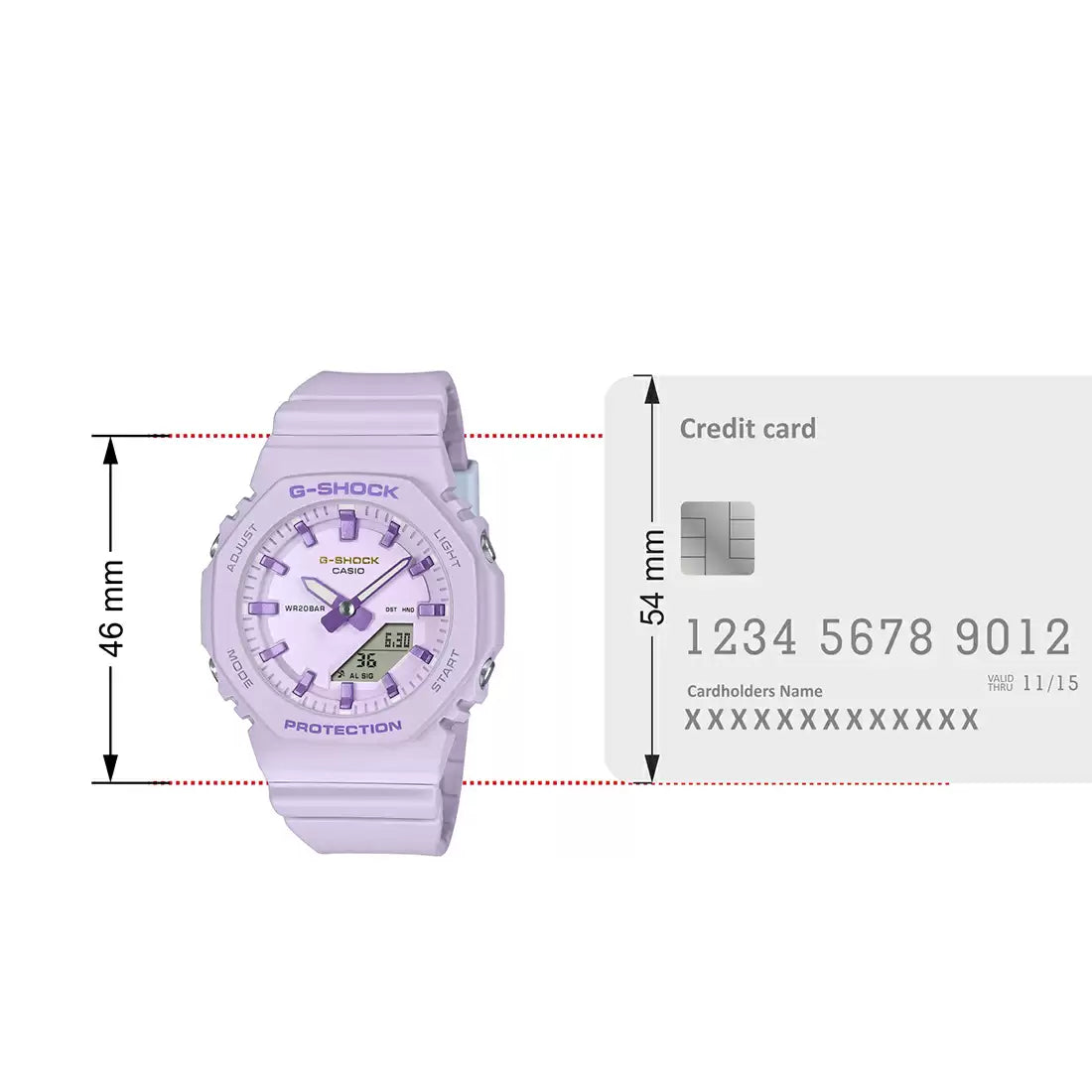 Casio G-SHOCK GMA-P2125W-6ADR - G1692 Analog-Digital Women Watch