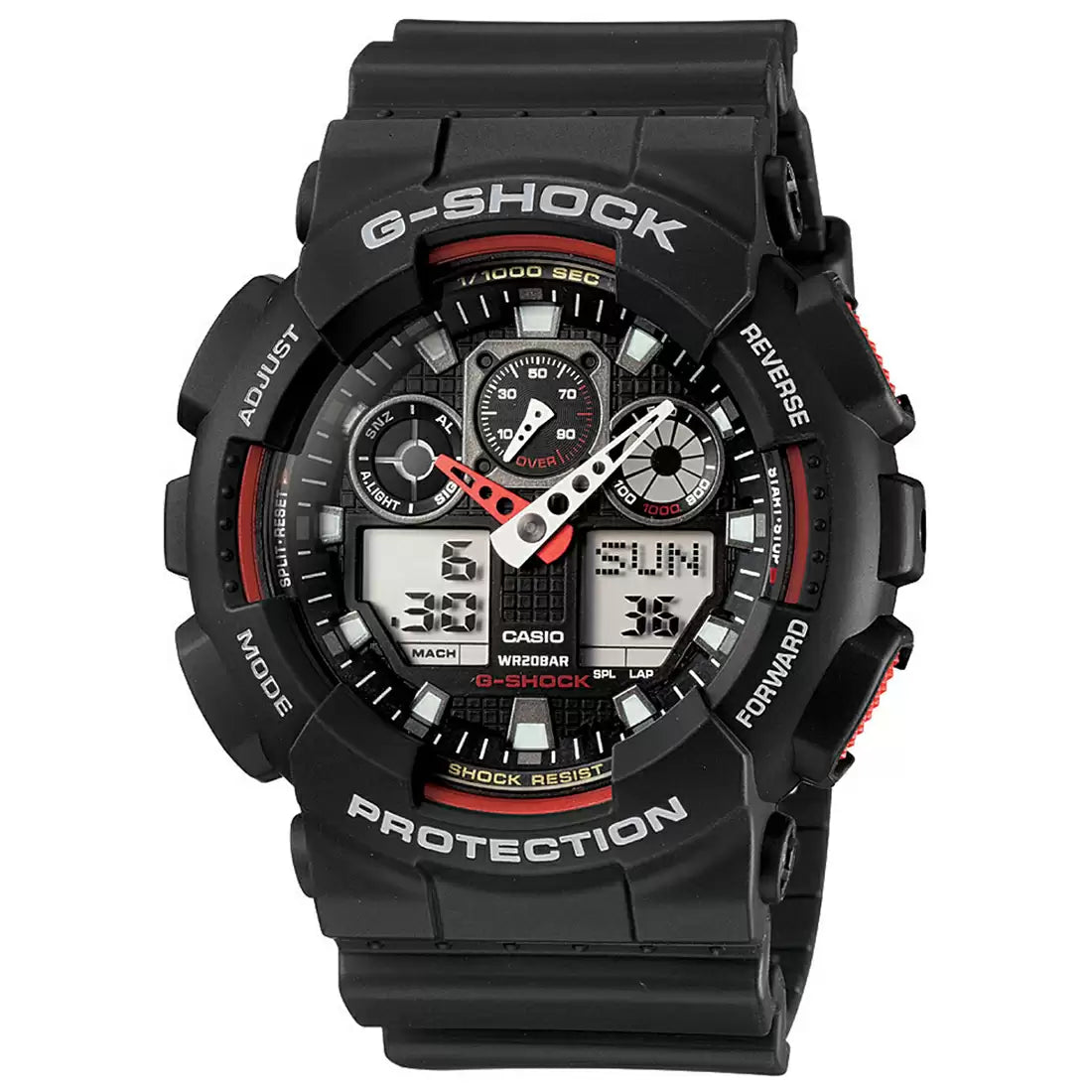 Casio G-SHOCK GA-100-1A4DR - G272 Black Analog-Digital - Men's Watch