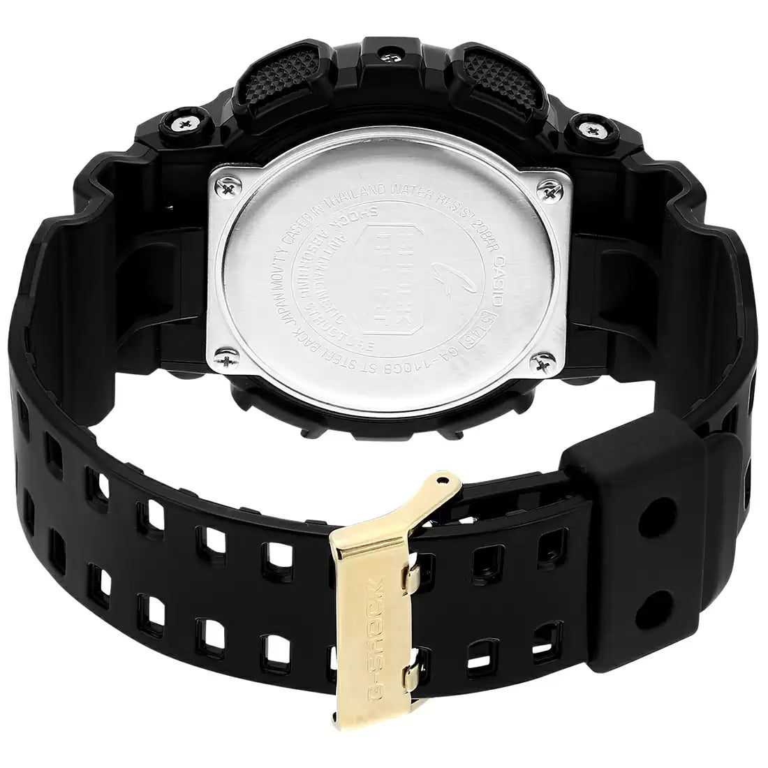 G519 Casio G-Shock GA-100CF-1A9DR Black Analog Digital Watch (Men)
