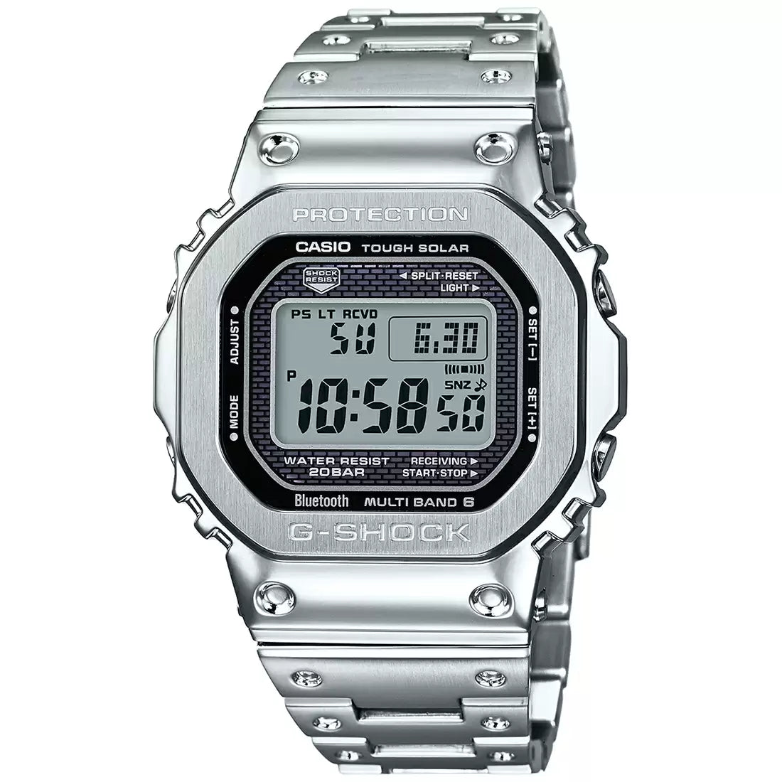 Casio G-SHOCK GMW-B5000D-1DR - G842 Silver Digital - Men's Watch