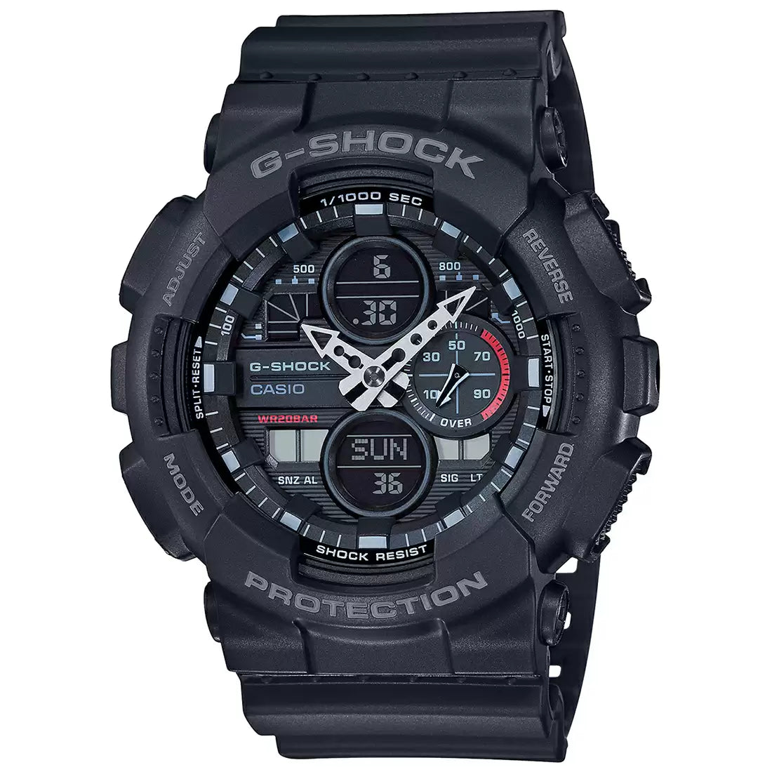 Casio G-SHOCK GA-140-1A1DR - G975 Black Analog-Digital - Men's Watch