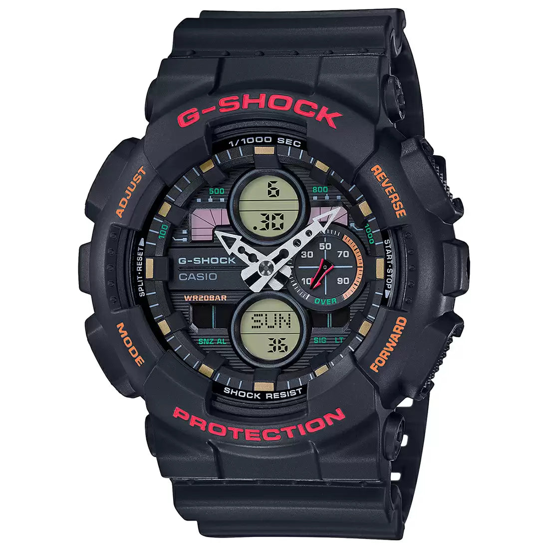 Casio G-SHOCK GA-140-1A4DR - G976 Black Analog-Digital - Men's Watch