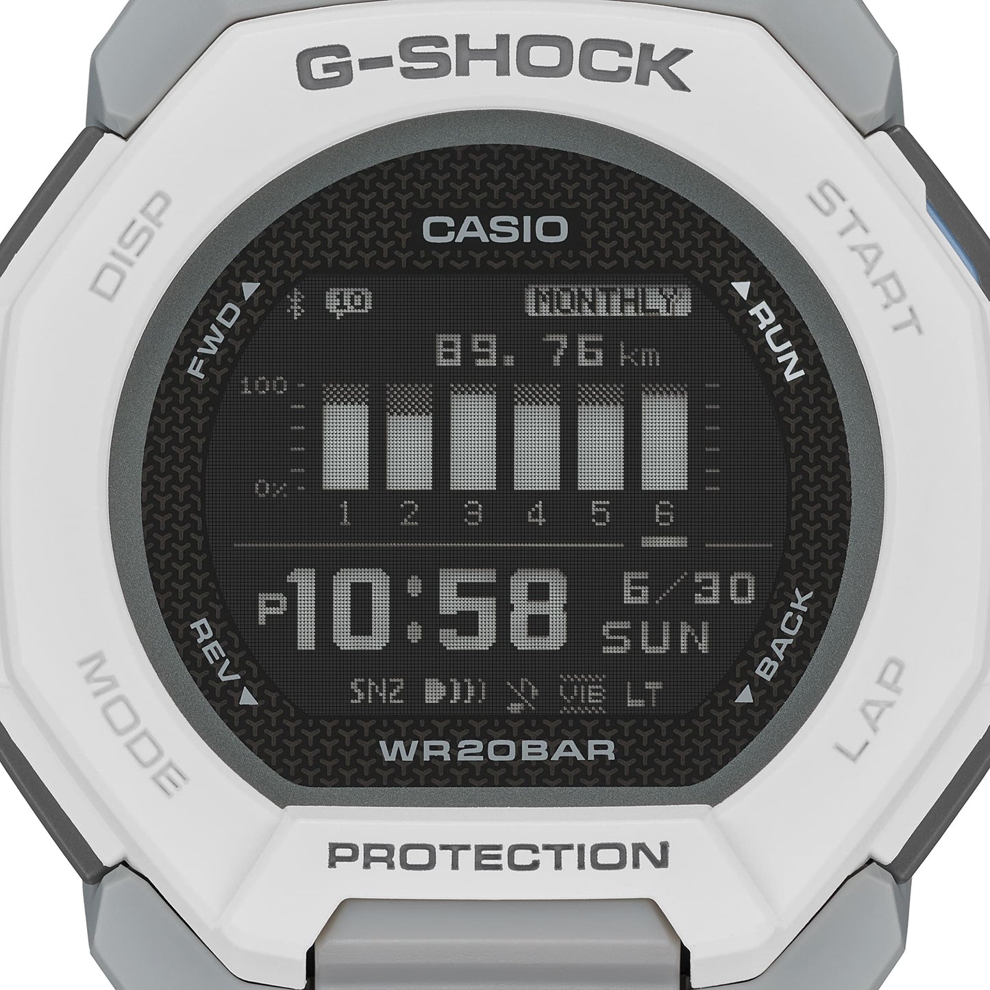 CASIO G-Shock GBD-300-7DR White Digital Men's Watch - G1587