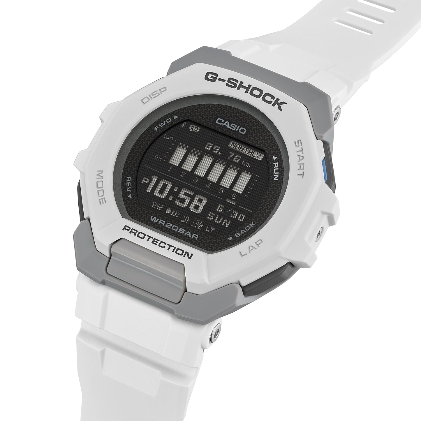 CASIO G-Shock GBD-300-7DR White Digital Men's Watch - G1587