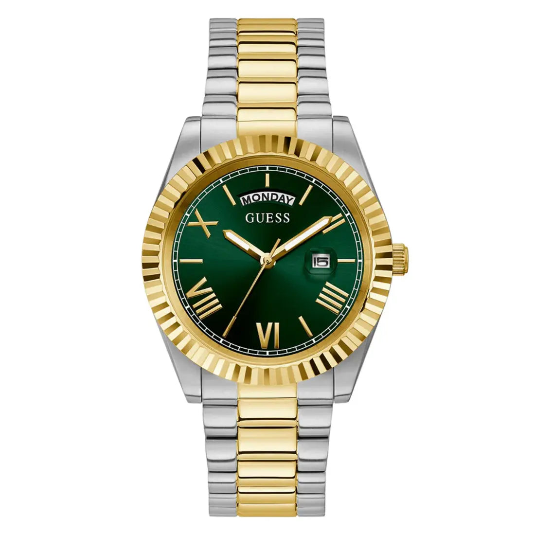 GUESS Vrouwen analoog quartz horloge met roestvrijstalen GUESS Vrouwen analoog quartz horloge met roestvrijstalen
