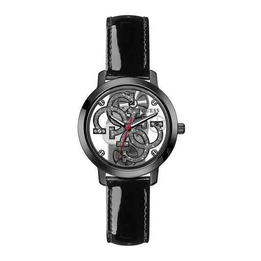 GUESS Quattro Clear Round Grey Dial Analog Women Watch GW0301L1