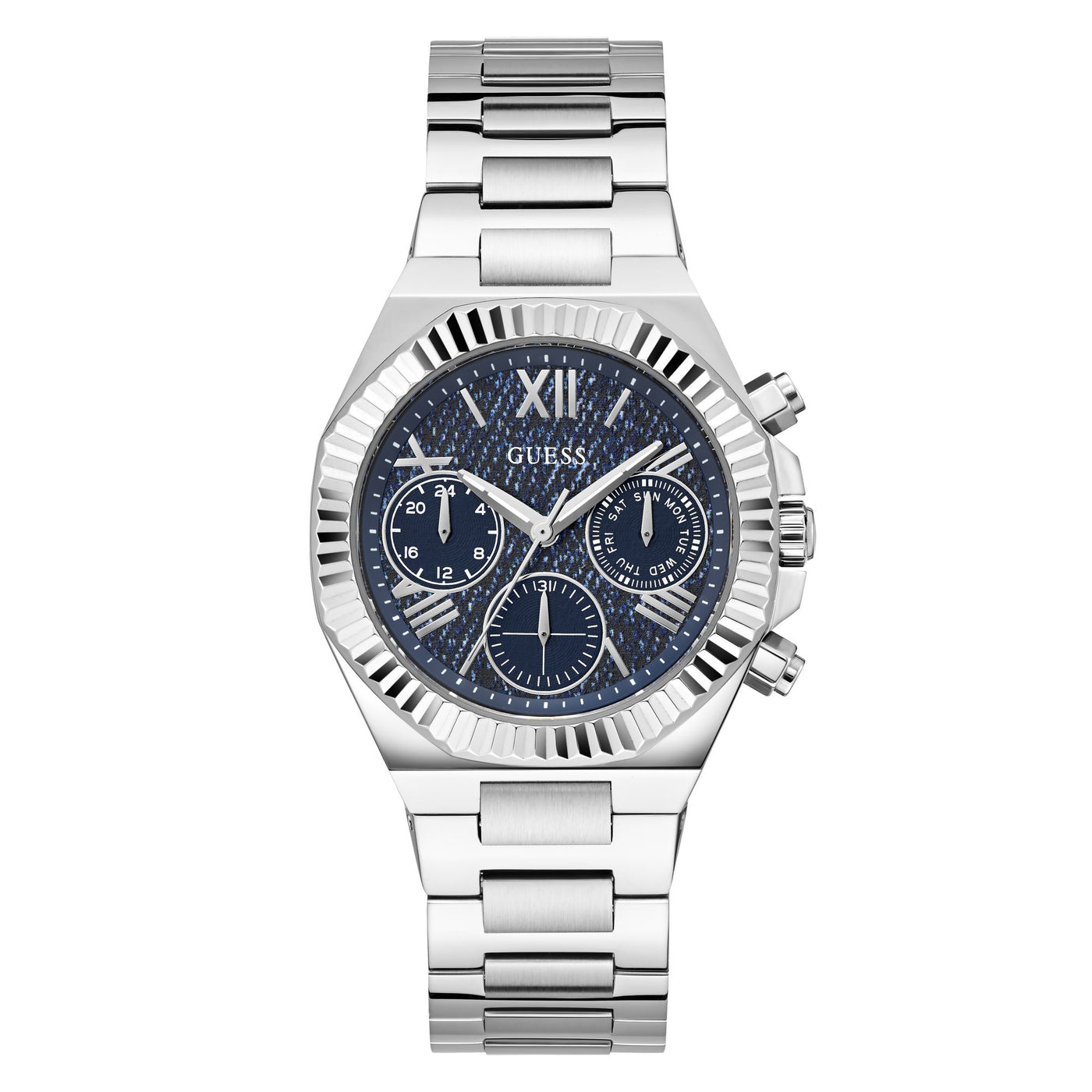 GW0769L1 GUESS | Blue Dial Quartz Analog Watch (Women)