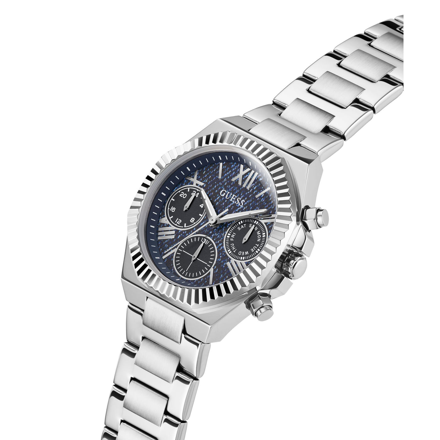 GW0769L1 GUESS | Blue Dial Quartz Analog Watch (Women)