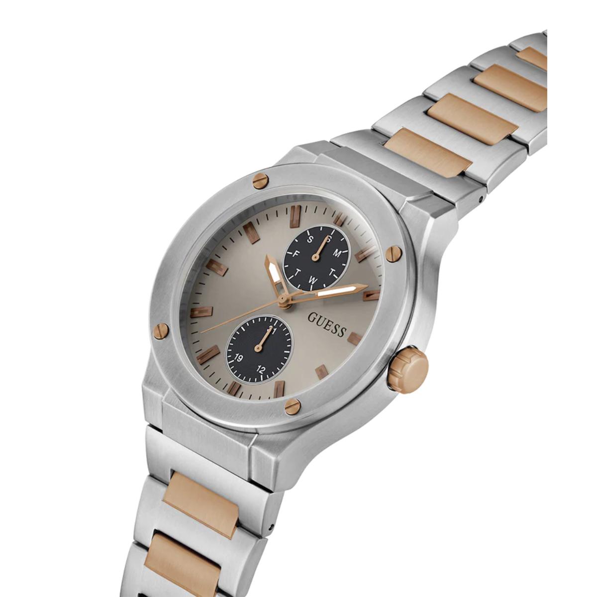 GUESS Quartz Grey Dial Analog Multi-Function Watch For Men GW0795G2