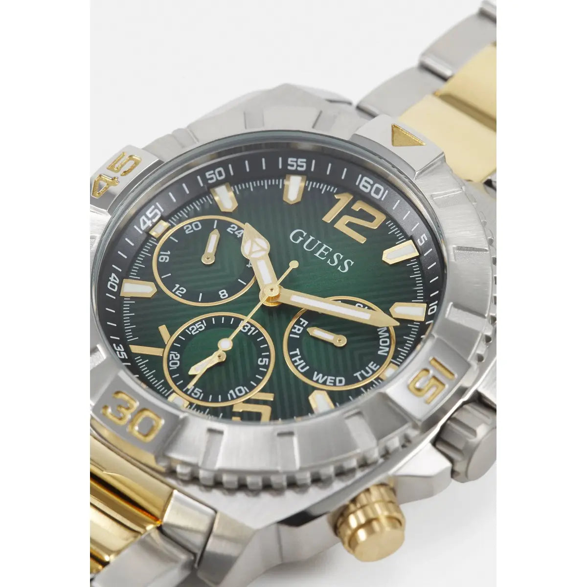 GUESS Chronograph Two-Tone Multi Function Men's Watch GW0800G1