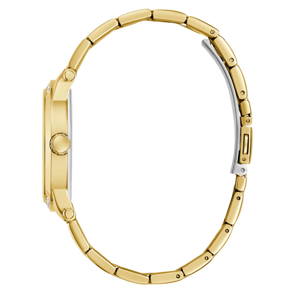 Guess Annette Champagne Round Dial Analog Women Watch - GW0861L2