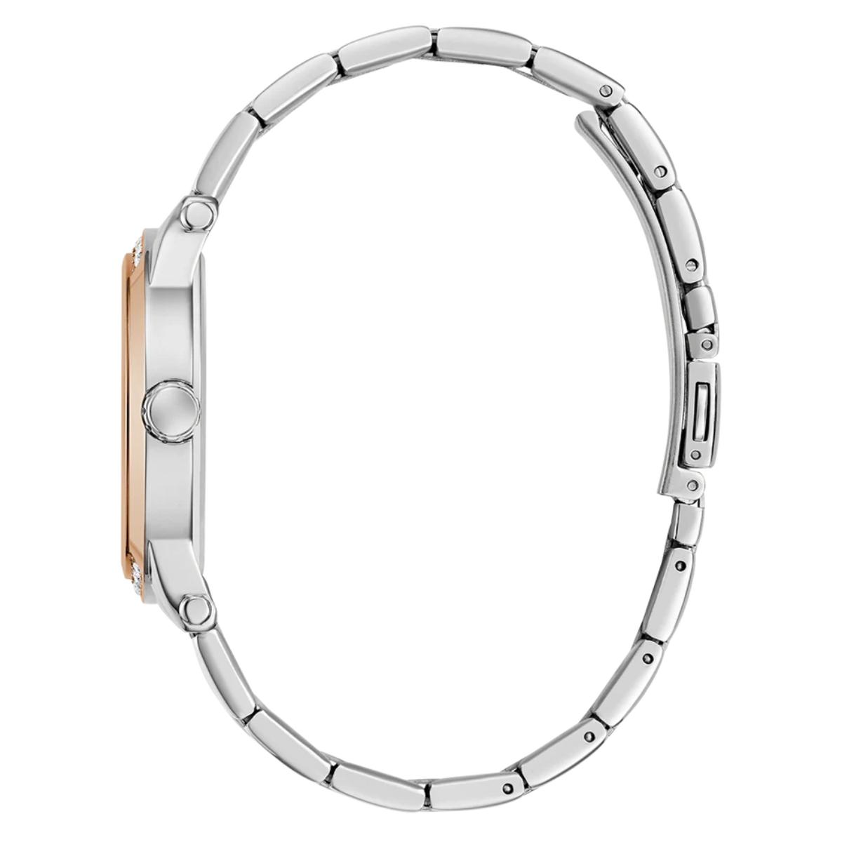 Guess White Dial Analog Stainless Steel Women's Watch GW0861L5