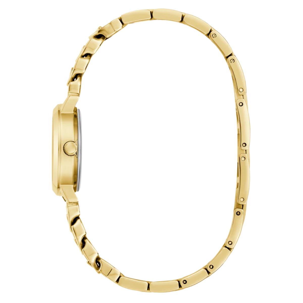 GUESS Quartz Gold Dial Analog Stainless Steel Women's Watch GW0867L2
