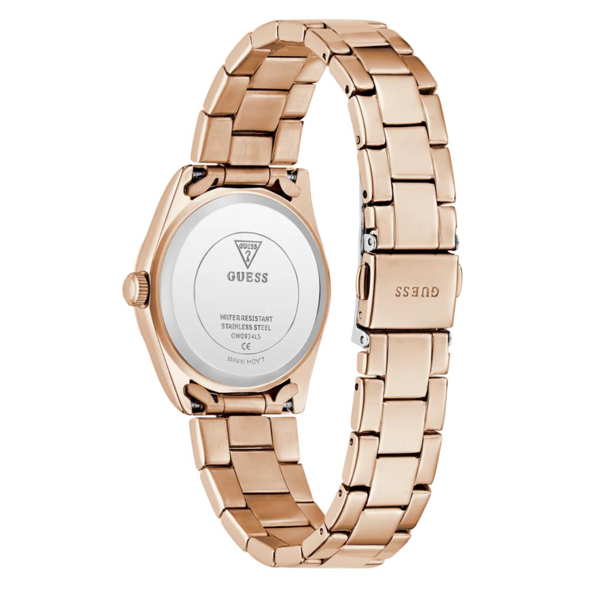 GUESS Quartz Red Dial Analog Recycled Women's Watch GW0934L5