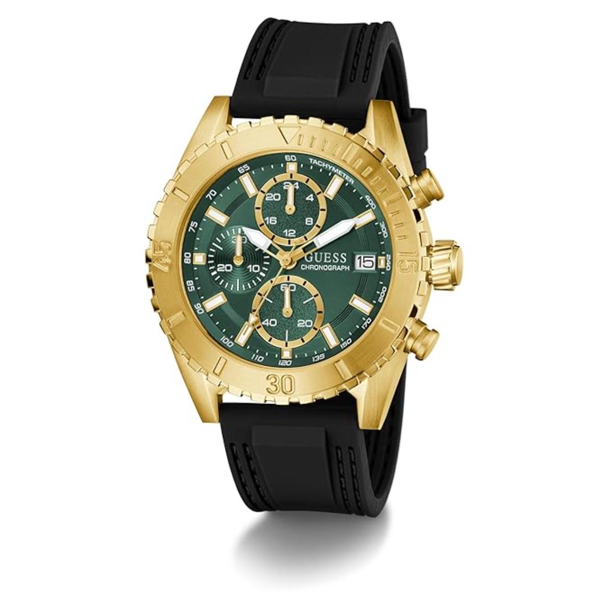 GUESS Gs Defender Green Dial Analog Chronograph Men's Watch GW0967G2