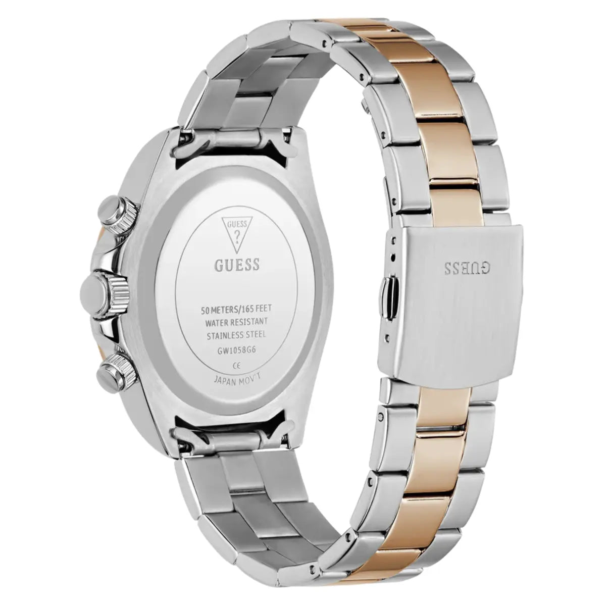 GUESS Gs Arthur Silver Dial Analog Stainless Steel Men's Watch GW1058G6