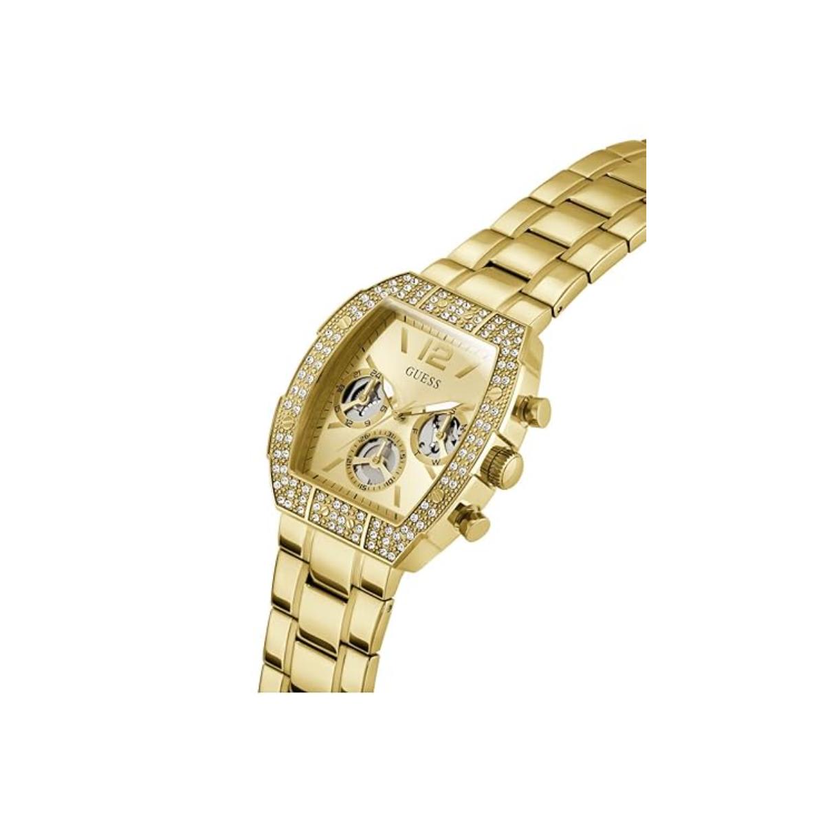 GUESS Quartz Gold Dial Analog Chronograph Men's Watch GW1068G2
