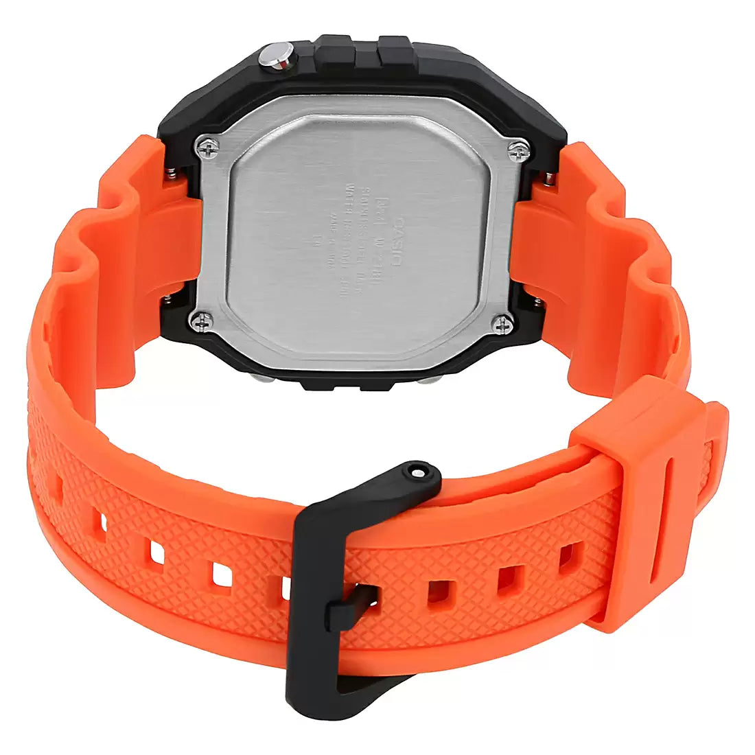 Casio i112 YOUTH W-218H-4B2VDF Orange Digital Unisex Watch