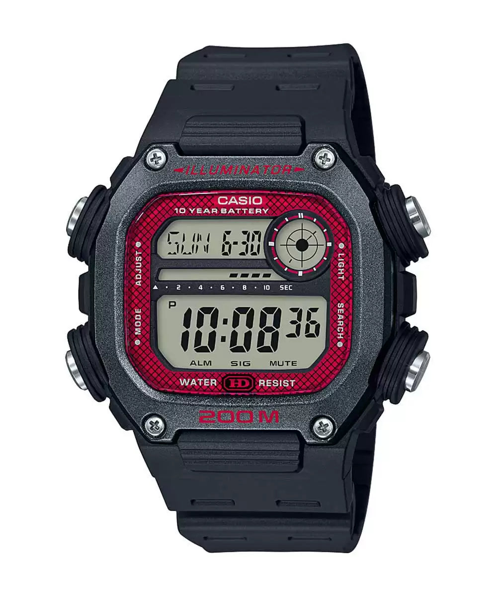 Casio YOUTH DW-291H-1BVDF - I117 Black Digital - Unisex Watch