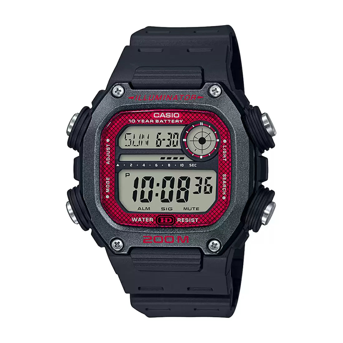 Casio YOUTH DW-291H-1BVDF - I117 Black Digital - Unisex Watch