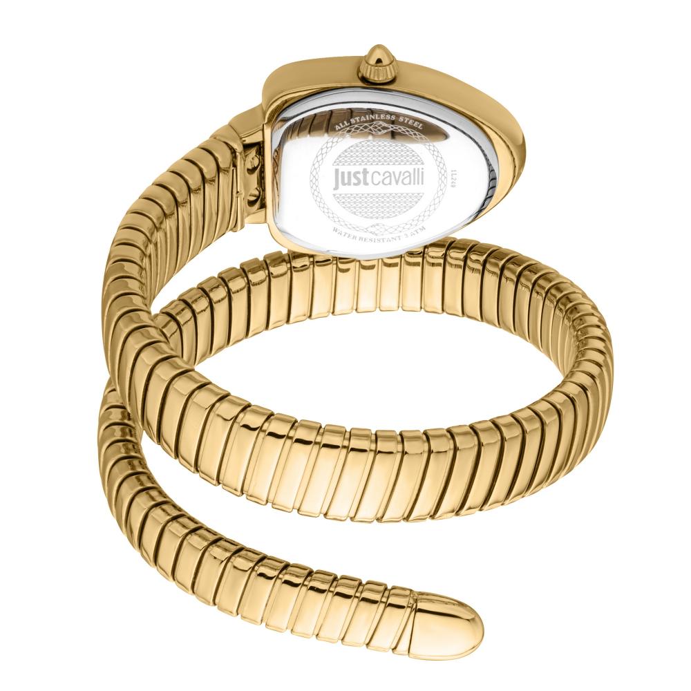 JC1L249M0025 JUST CAVALLI Red Dial Analog Snake Women Watch