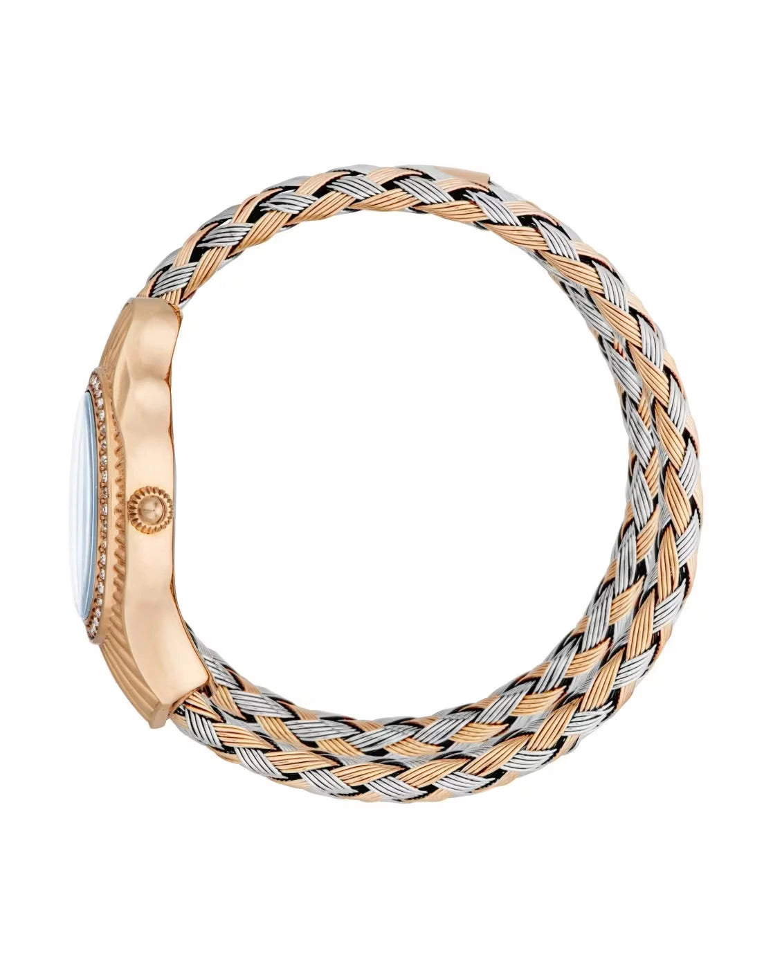 JC1L305M0065 JUST CAVALLI Twined Analog Watch for Women