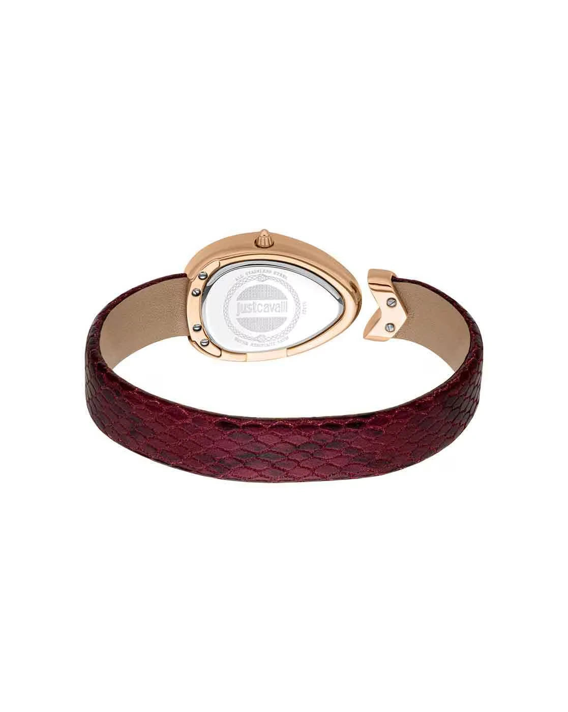 JUST CAVALLI Diversa Snake Rose Gold Dial Analogue Watch for Women - JC1L321L0045