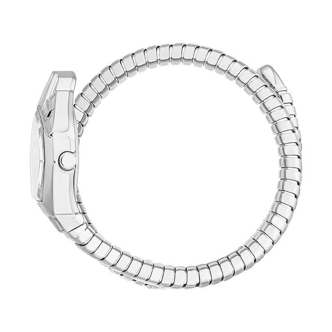 Just Cavalli Snake Gemma Silver Dial Analogue Watch For Women JC1L358M0015