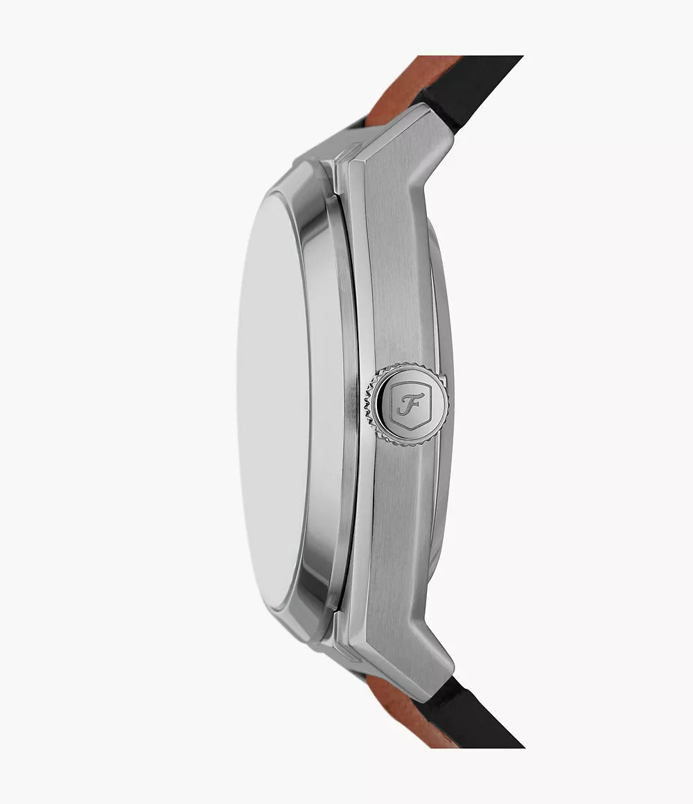 ME3261 Fossil | Everett Automatic Brown Leather Watch (Men)