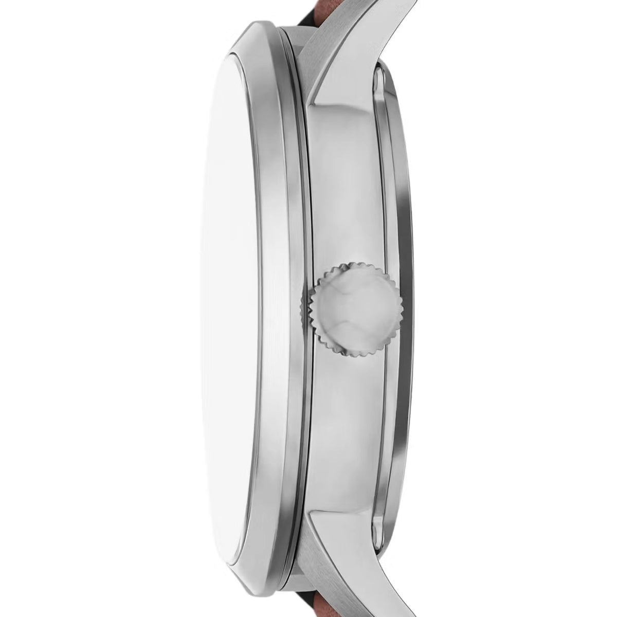 Fossil Mechanical Clear Dial Analog Leather Strap Men Watch ME3267