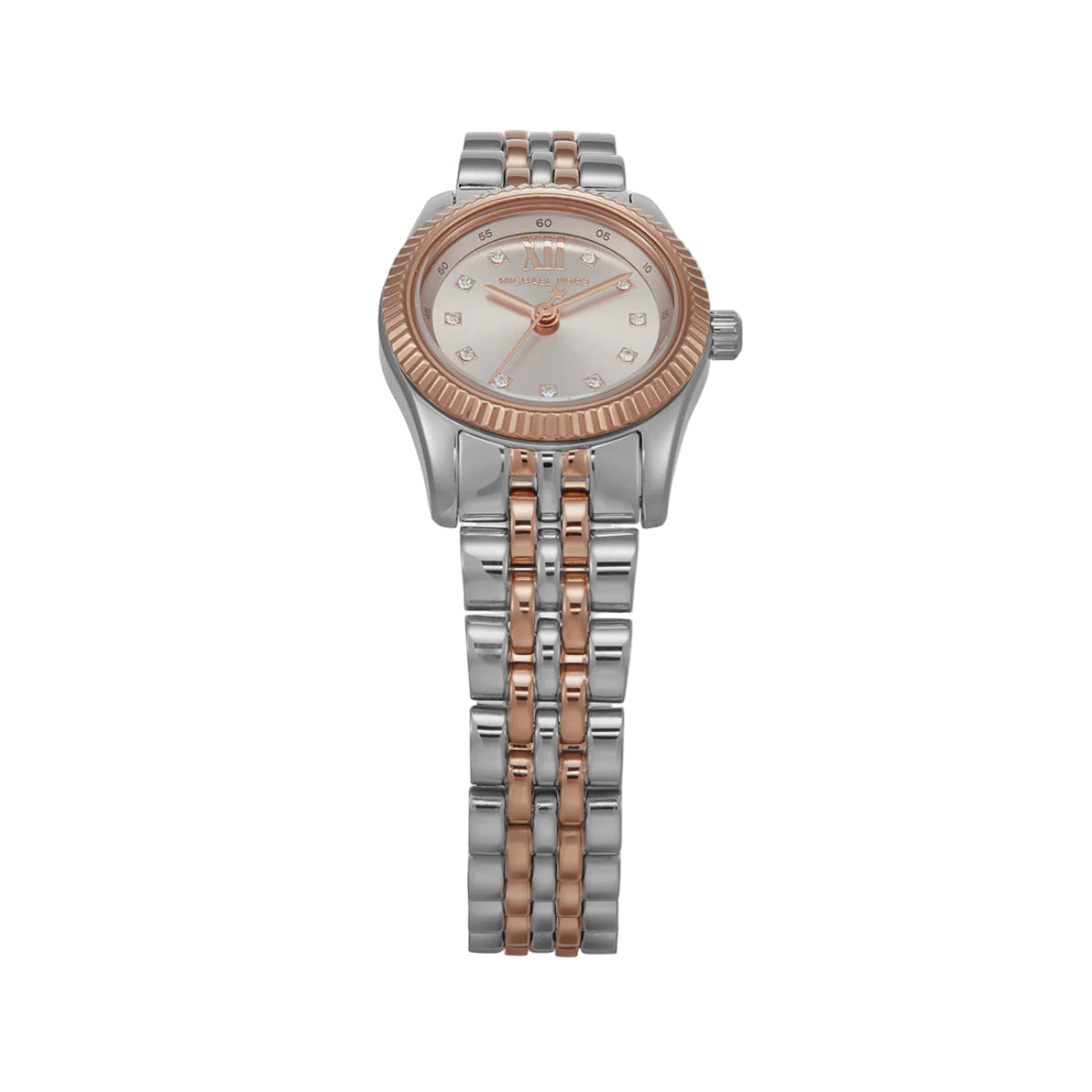 Michael Kors Lexington White Dial Analog Women Watch With Bracelet MK4817SET
