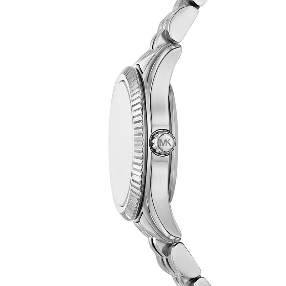 Michael Kors Lexington Silver Round Dial Analog Women Watch MK4843