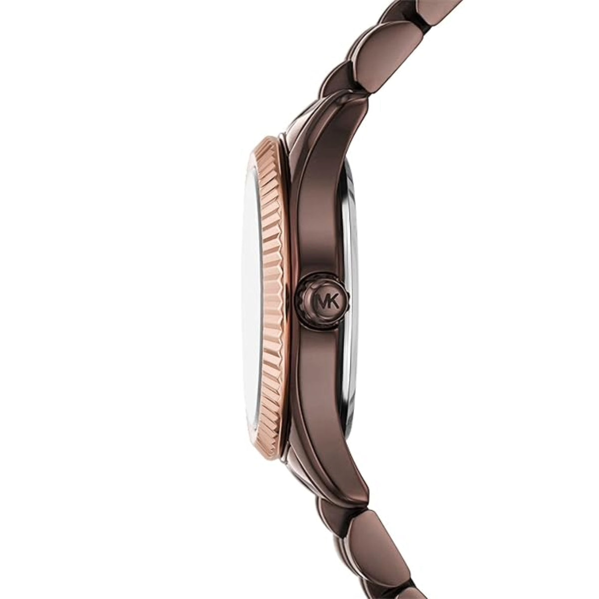 Michael Kors Lexington Brown Round Dial Analog Women Watch MK4844