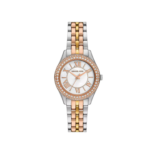 MK4846 Michael Kors | Michael Kors Harlowe Three-Hand Tri-Tone Watch
