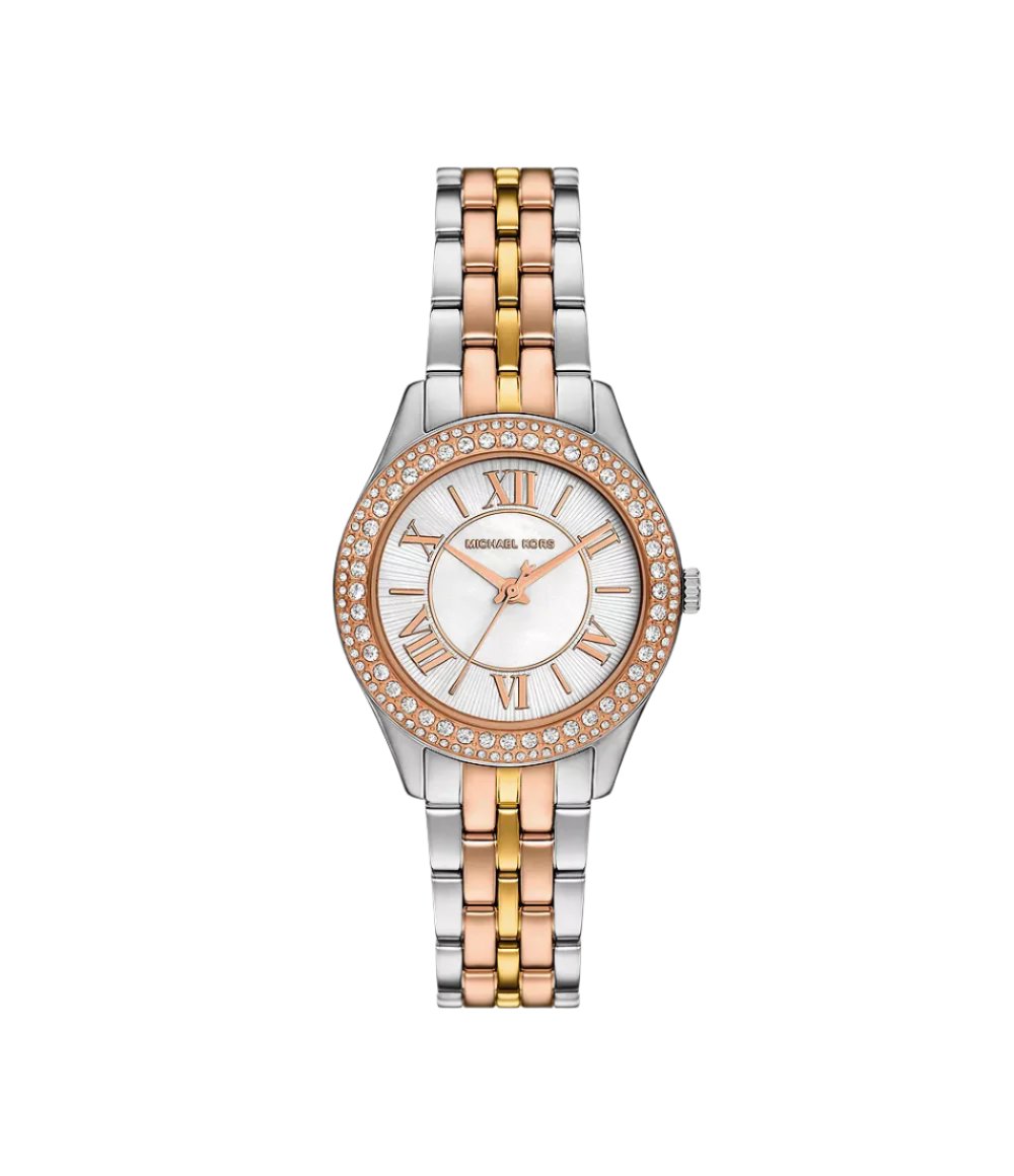 Michael kors tri tone watch sale