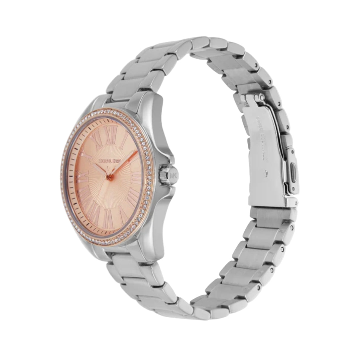 Michael Kors Kacie Quartz Rose Gold Dial Analog Stainless Steel Women Watch MK4854