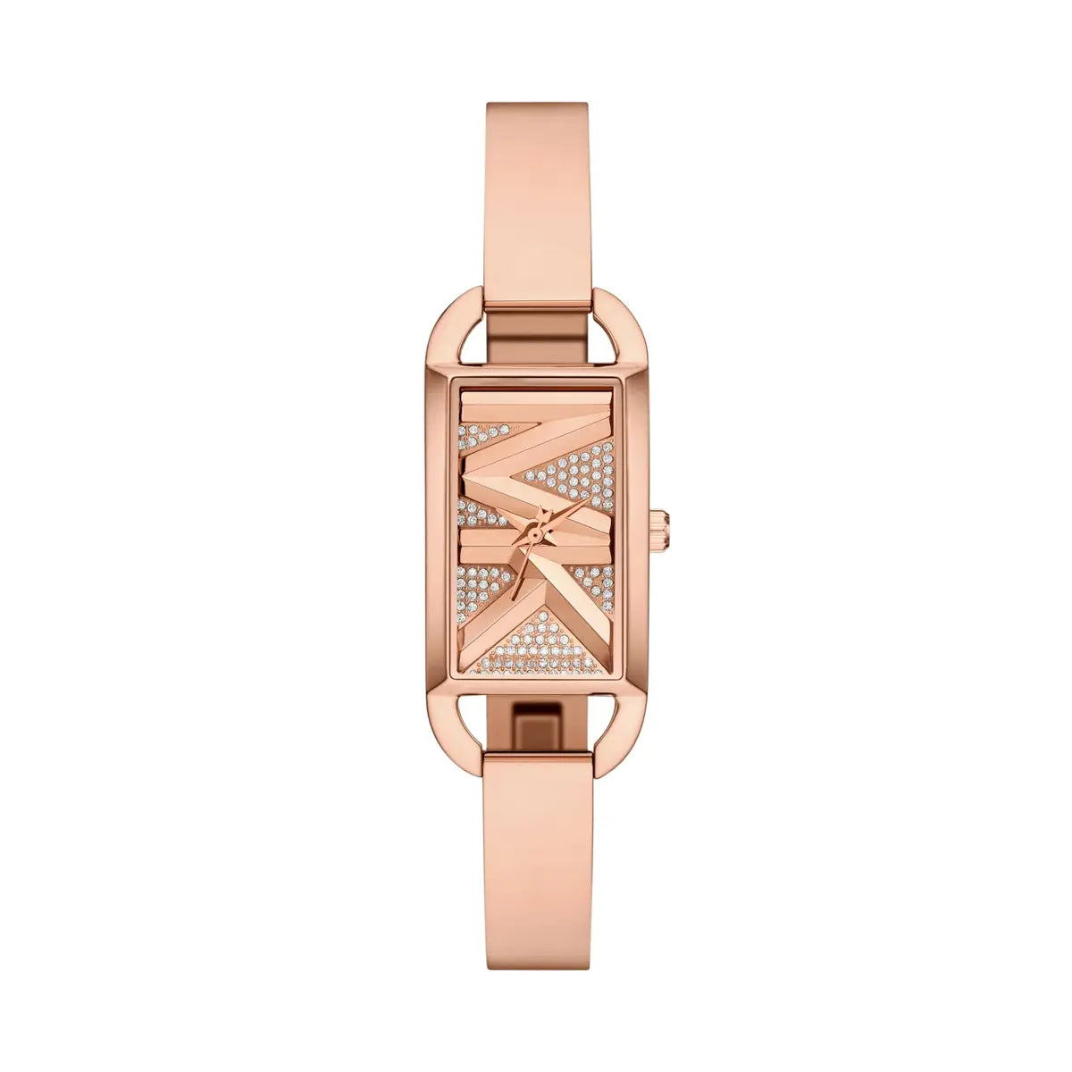 MK4858 Michael Kors | Mini Empire Pavé Rose Gold-Tone Bangle Watch